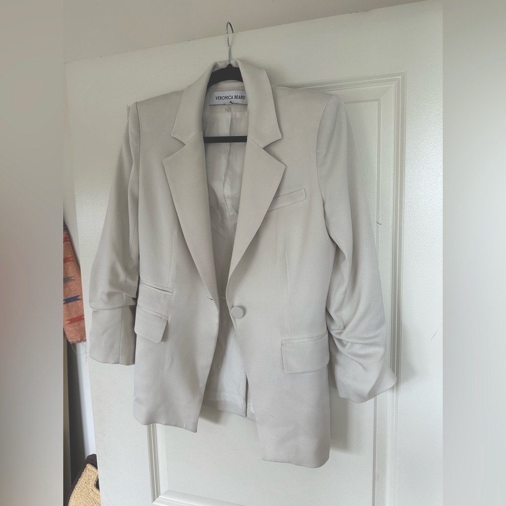 Veronica Beard Battista Dickey Jacket in Ivory